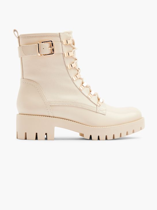 Graceland Bottes à lacets Beige 3973 1