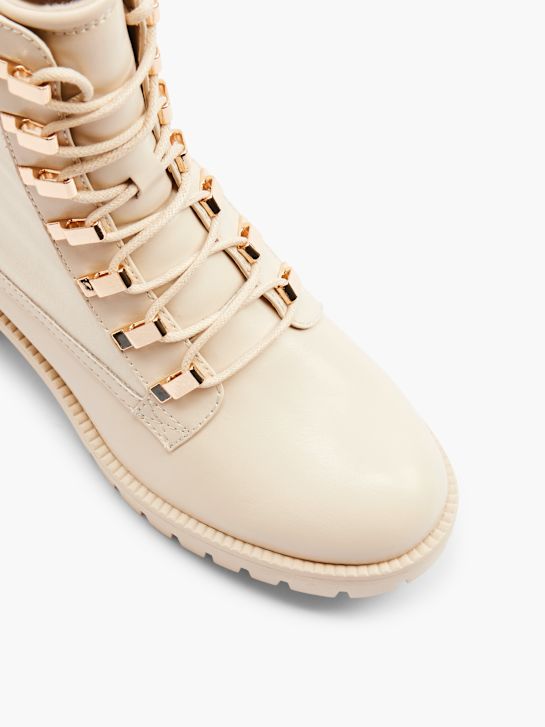 Graceland Bottes à lacets Beige 3973 2