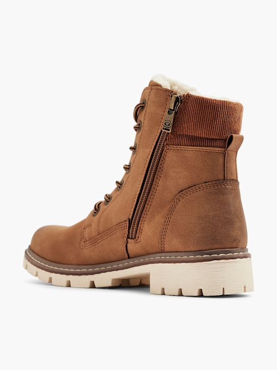 TOM TAILOR Schnürboots Cognac 6687 3