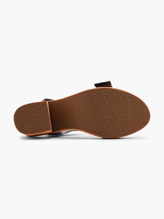 Claudia Ghizzani Højhælet sandal Blå 3978 4