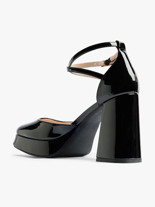 Catwalk Lodičky s remienkom Čierna 14856 3