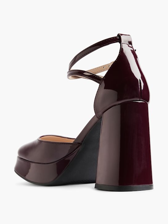 Catwalk Tacones con hebilla Rojo 4920 3