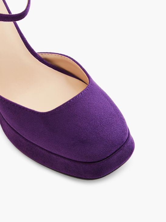 Catwalk Csatos körömcipő lila 2141 2