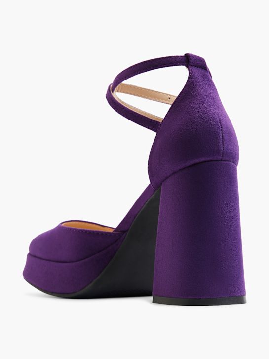 Catwalk Csatos körömcipő lila 2141 3