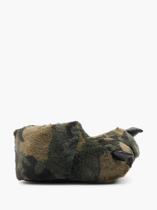 Casa mia Chaussons fourrés Vert 28003 1