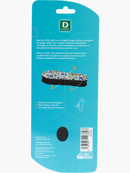 DEICHMANN Tabanlık Mavi 71635 2