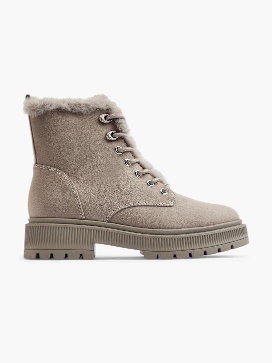 Catwalk Ghete cu șireturi Gri taupe 13142 1
