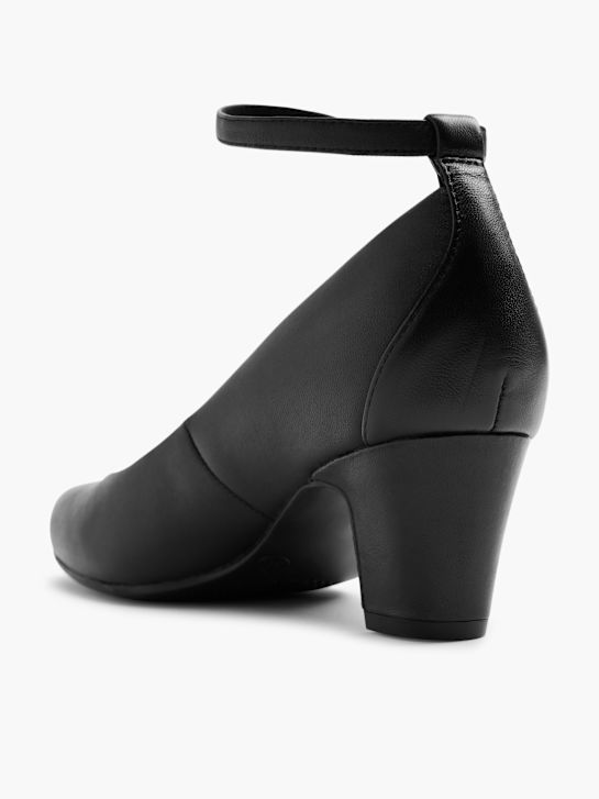 5th Avenue Escarpins à boucle Noir 13183 3