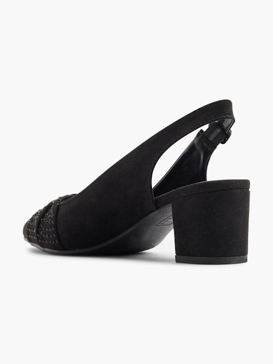 Easy Street Slingback salonarji Črna 17277 3