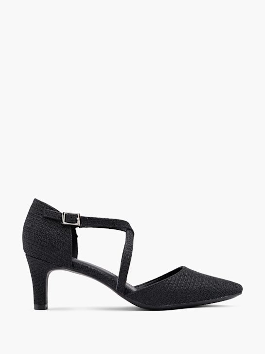 Catwalk Décolleté con fibbia Nero 28084 1