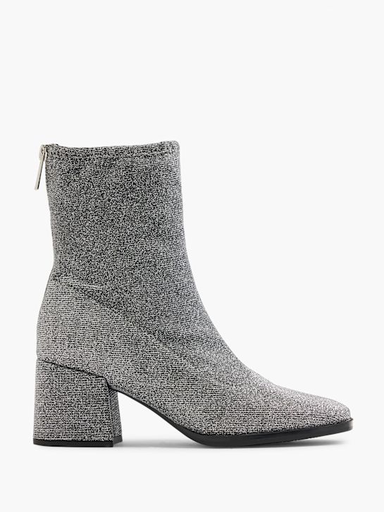 ショートブーツ・ブーティ SIlver Glittler Ankle Boots Miluxas 2025 Clearance! Womens Sparkly Ankle Boots Clearance
