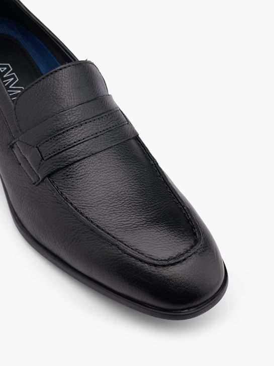 AM SHOE Businessschuh Schwarz 9660 2