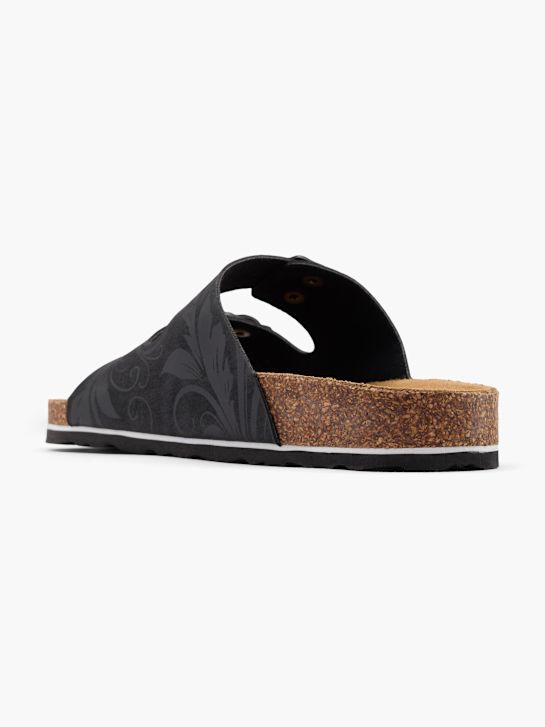 Björndal Zapatillas de casa abiertas Negro 11019 3