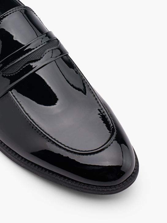 AM SHOE Loaferke Črna 18167 2