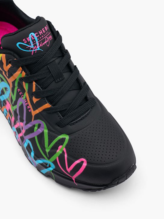 Skechers Chunky sneaker Nero 27237 2