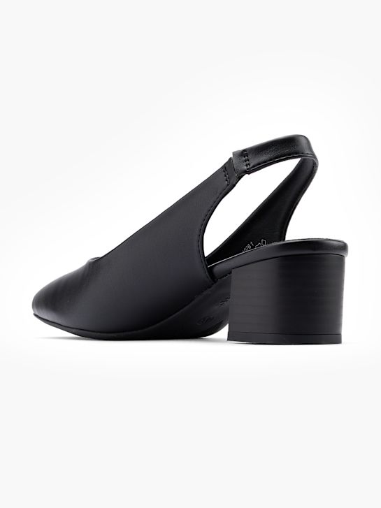 Easy Street Slingback salonarji Črna 18213 3