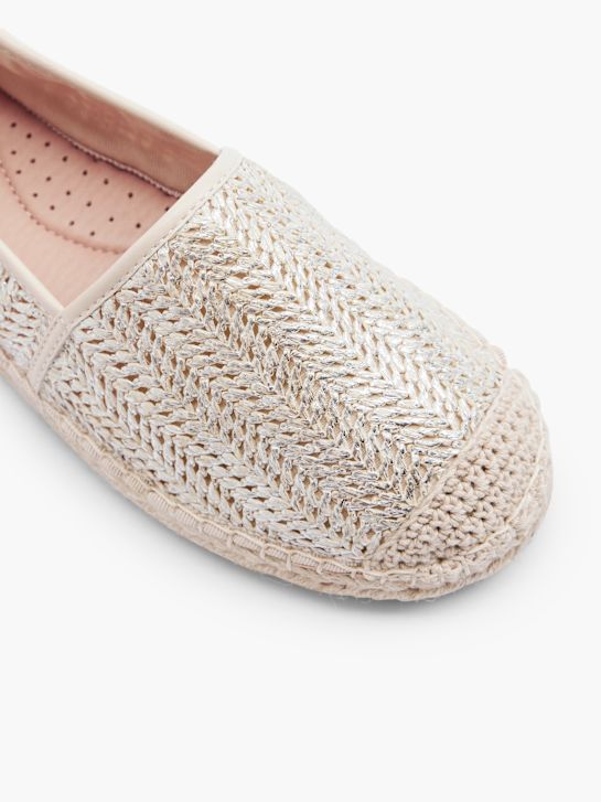Graceland Espadrill Silver 10925 2