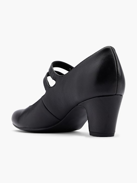 5th Avenue Escarpins à boucle Noir 11337 3
