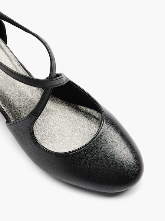 5th Avenue Strapped heel Black 11348 2