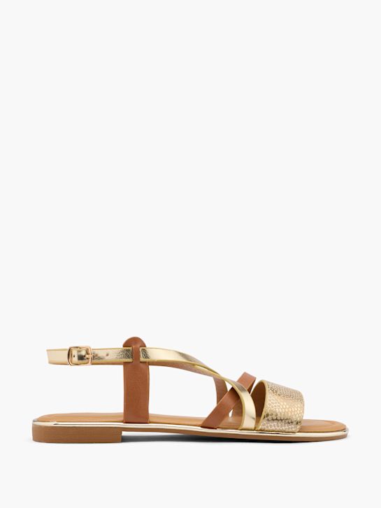 Graceland Sandalias Oro 12949 1
