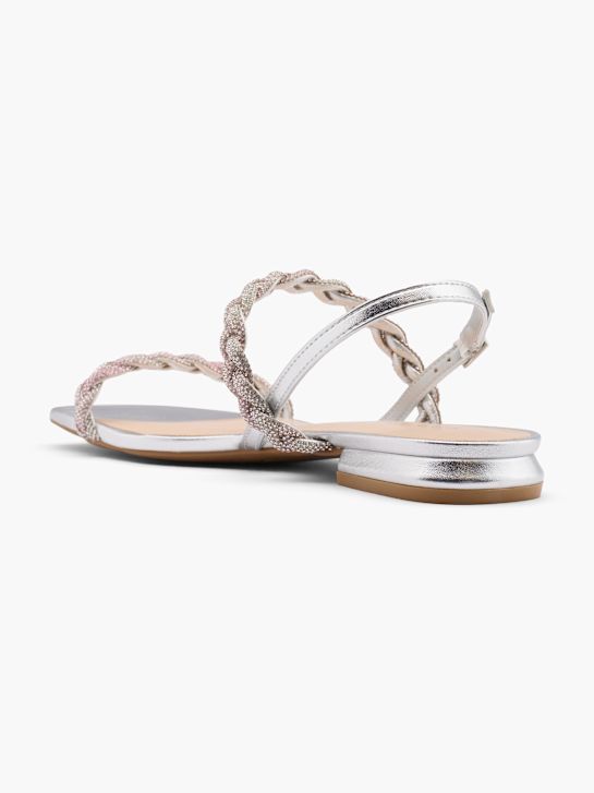 Catwalk Sandale Srebrna 11717 2