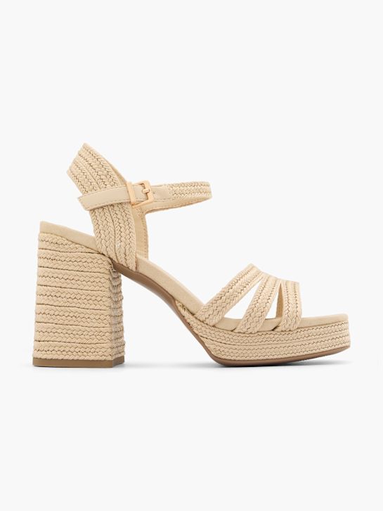 Platform Sandals Sandalias Beige De Tacon Catwalk Sandalias De - Main Image