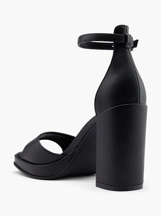 Catwalk Sandale s petom Crna 13024 3