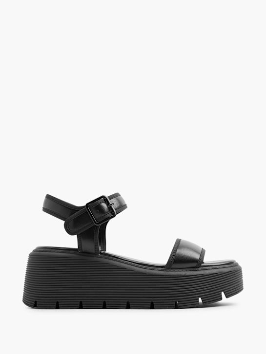 Catwalk Sandale cu toc Negru 18358 1