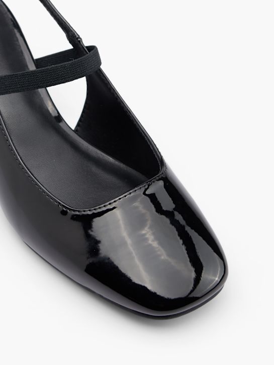 Catwalk Slingback salonarji Črna 13112 2