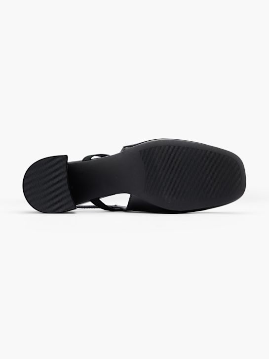 Catwalk Slingback salonarji Črna 13112 4