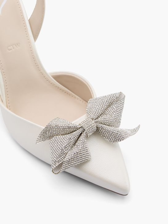 Catwalk Slingback salonarji Bela 13126 2