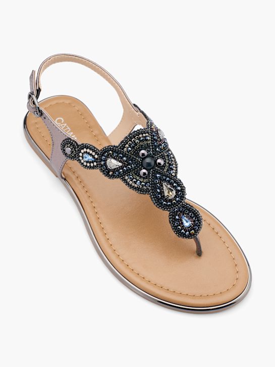 Catwalk Parmak Arası Sandalet Siyah 12904 2