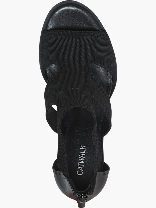 Catwalk Topuklu sandalet Siyah 12920 2