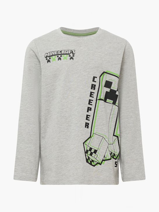 Minecraft Manches longues Gris 13221 1