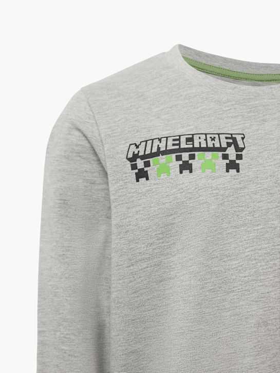 Minecraft Manches longues Gris 13221 3
