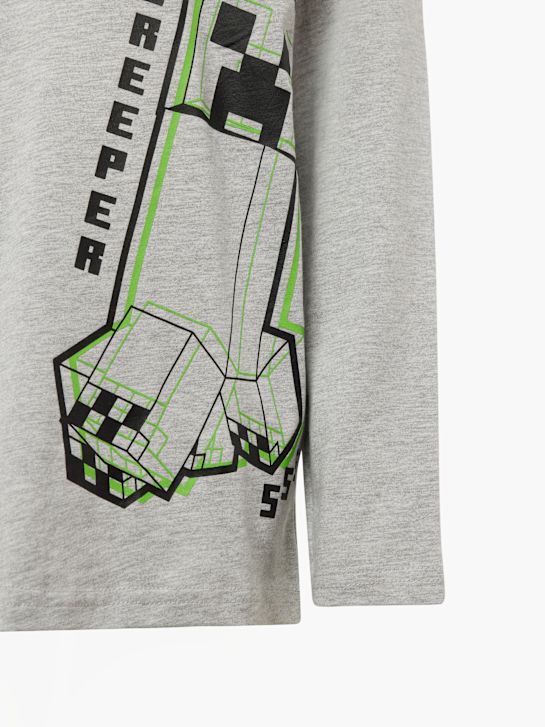 Minecraft Manches longues Gris 13221 4