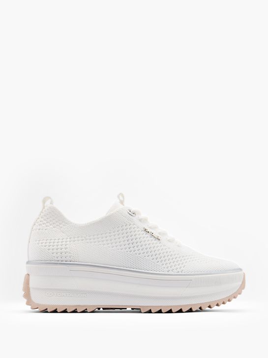 TOM TAILOR Plitke cipele Bijela 15764 1