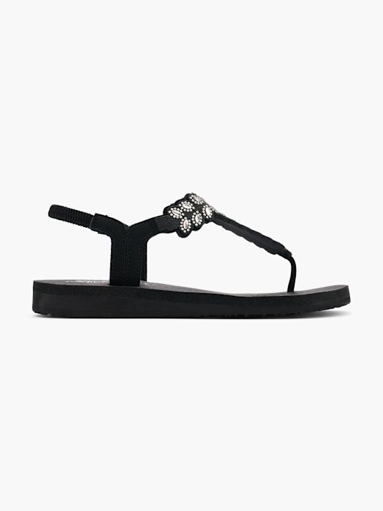 Skechers Sandalen-Zehentrenner Schwarz 19405 1