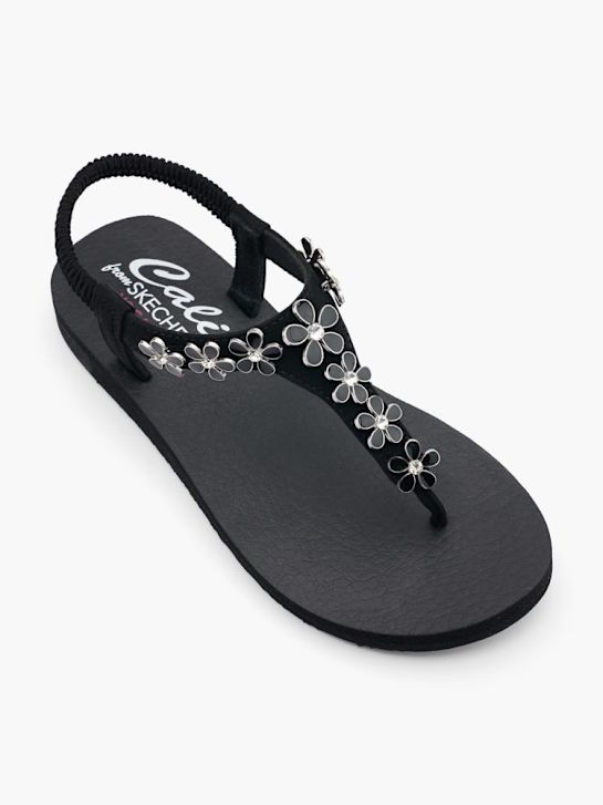 Skechers Zehentrenner-Sandale Schwarz 25205 2