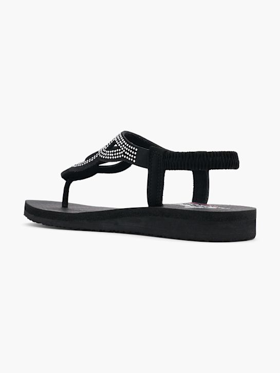Skechers Toe post sandal Black 20335 3