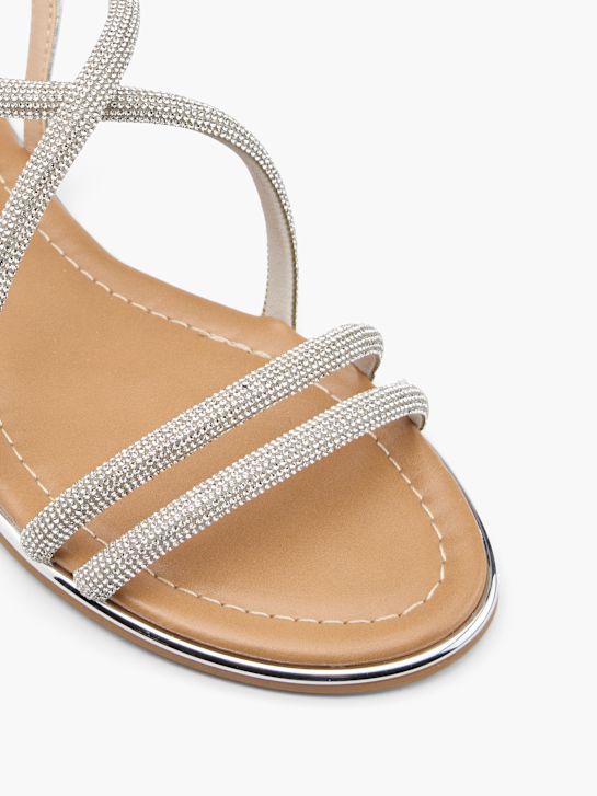 Catwalk Sandale Srebrna 13551 2
