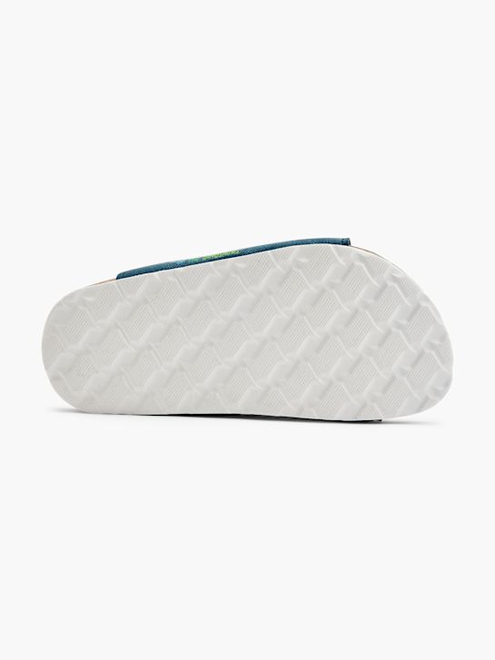 Vty Tieffuß Pantolette Blau 27574 4
