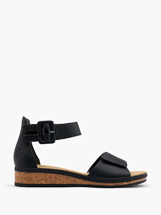 Rieker Sandale Schwarz 28367 1