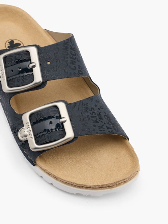 Rieker Pantolette Dunkelblau 15777 2