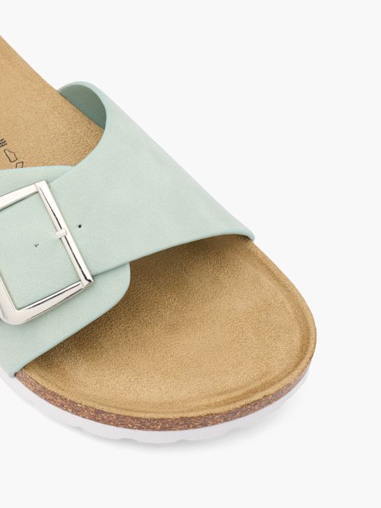 Björndal Tieffuß Pantolette Grün 22140 2