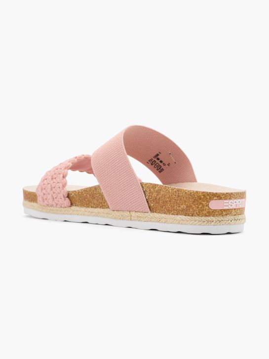 ESPRIT Mélyített talpú papucs pink 15735 3
