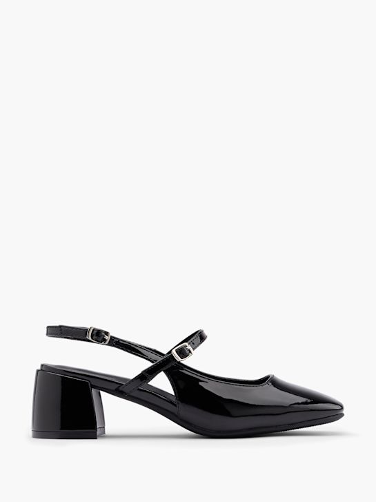 Graceland Pantofi sling Negru 14306 1
