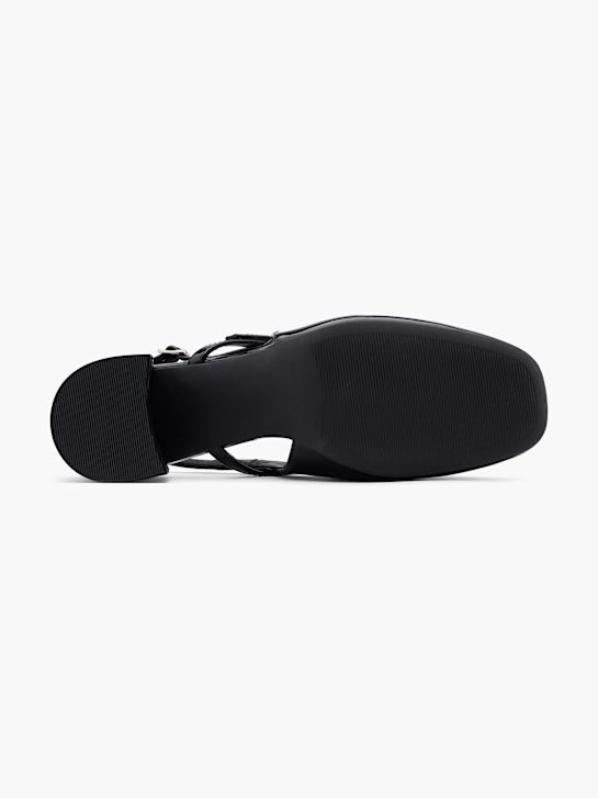Graceland Pantofi sling Negru 14306 4