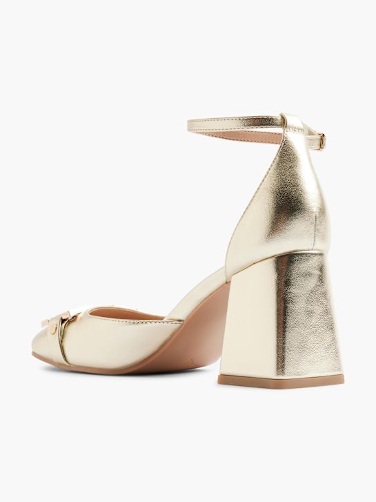Catwalk Pump med spänne Guld 14680 3