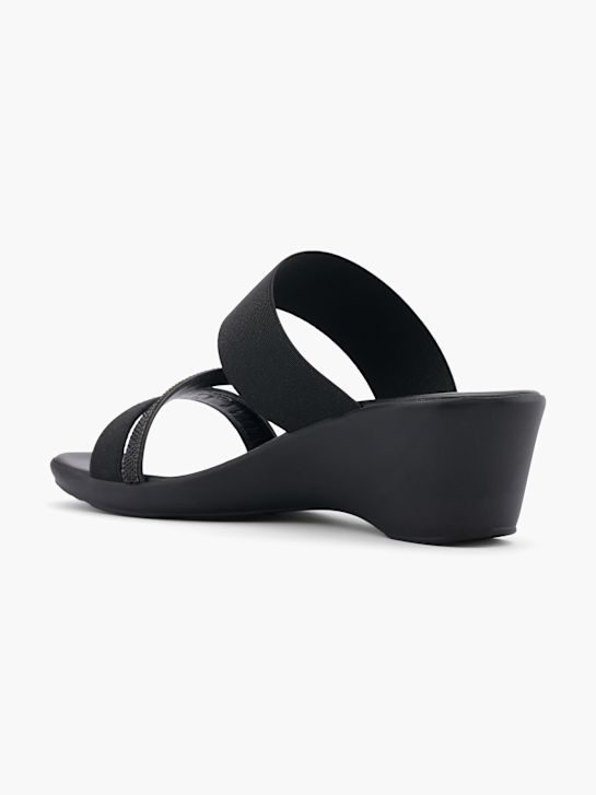 Graceland Ciabatta aperta dietro Nero 15000 3